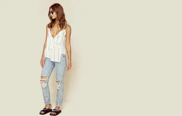 Girl, woman, beautiful, model, jeans, cute, sunglasses, Rachel Cook