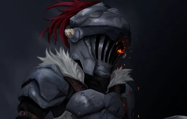 Armor, helmet, knight, Goblin Slayer