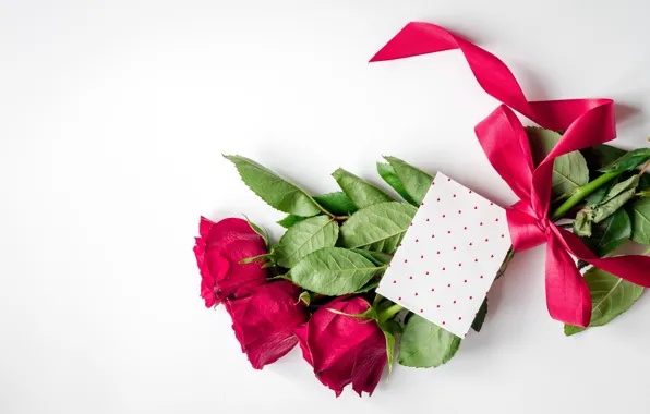 Flowers, red, roses, bouquet, red, love, wood, flowers