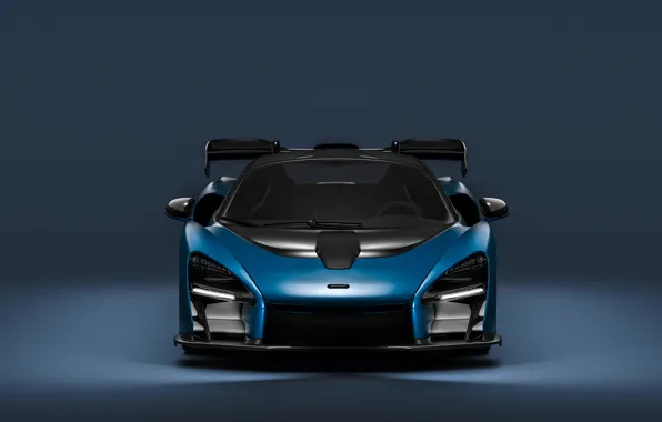 Rendering, McLaren, supercar, front view, 2018, Senna, by Sebastian Ladan