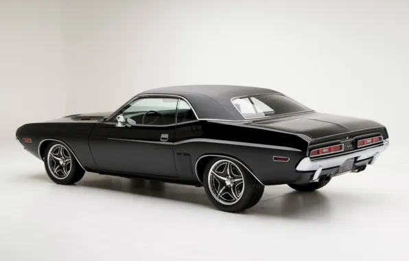 Challenger, Dodge, Muscle, 1971, Dodge, Challenger, Black, Black