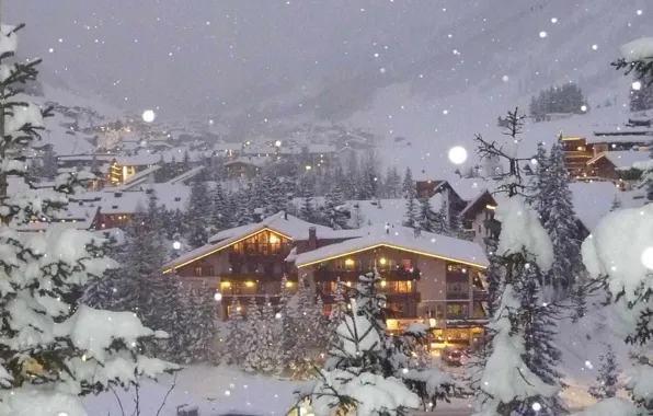 Nature, Austria, Snow, Nature, Snow, Austria, Winter city, Winter city