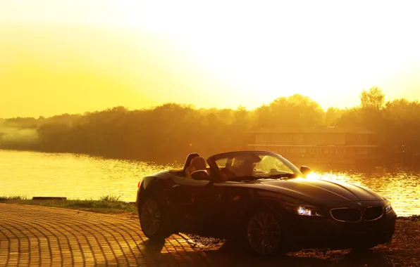 Picture summer, the sun, bmw cabriolet