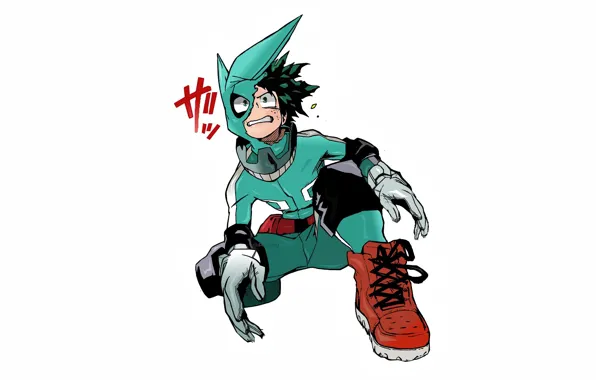 Pose, voltage, My Hero Academia, Boku No Hero Academy, Midori Isuku, My Hero Academy