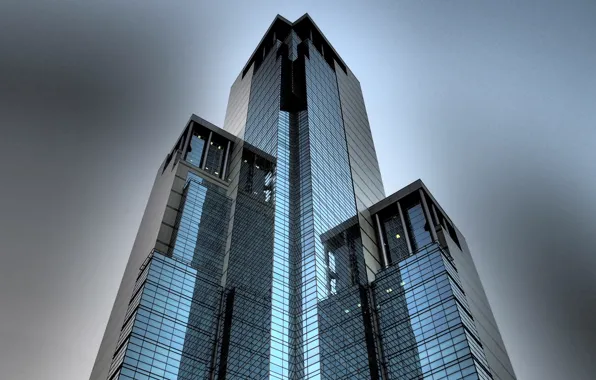 The sky, Glass, The city, Skyscraper