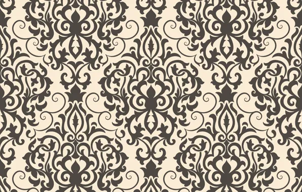 Picture black, ornament, style, vintage, ornament, seamless, victorian