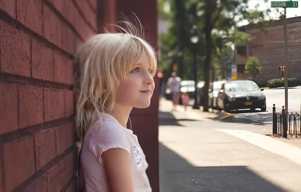 Look, portrait, girl