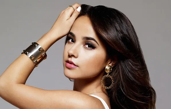 Look, girl, decoration, pose, makeup, Becky G