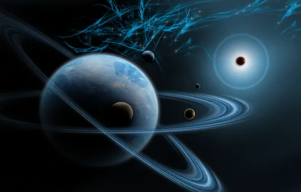 Picture space, wallpaper, comsom