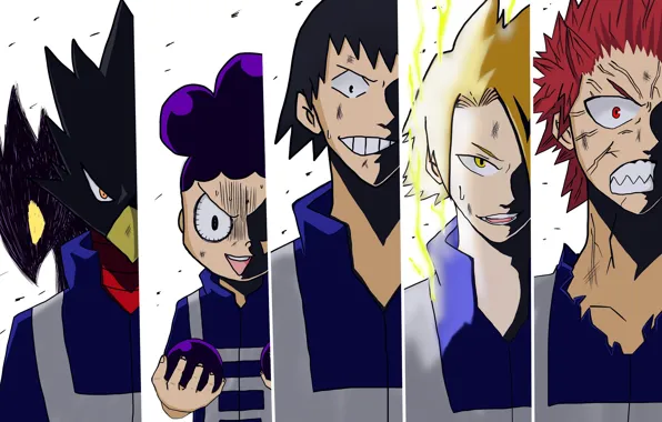 Collage, guys, characters, My Hero Academia, Boku No Hero Academy, My Hero Academy