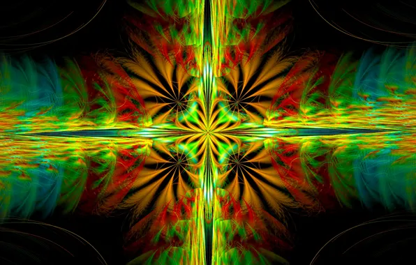 Picture light, reflection, pattern, color, symmetry