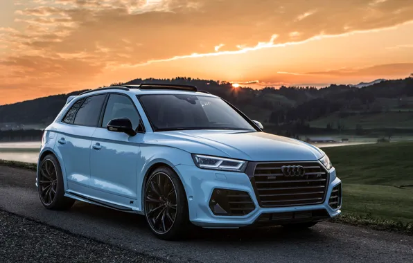 Sunset, Audi, 2018, crossover, ABBOT, Widebody, SQ5