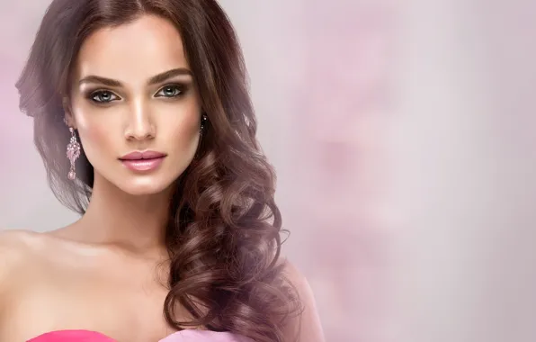 Picture girl, makeup, brown hair, woman, beautiful, edwardderule