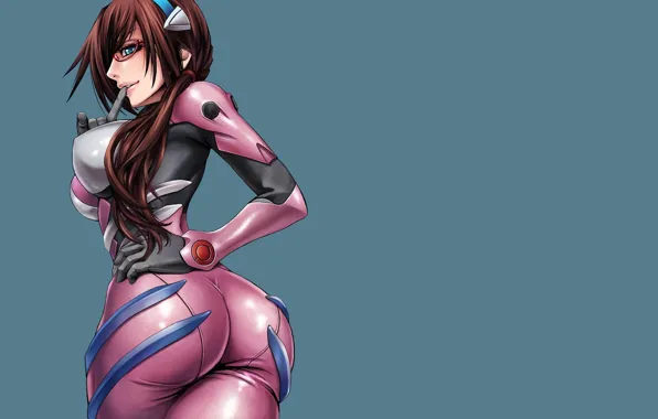 Chest, girl, costume, ass, redhead, slinky