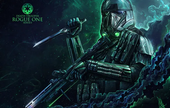 Figure, Star Wars, Art, Art, Attack, Stormtrooper, StarWars, Rogue One
