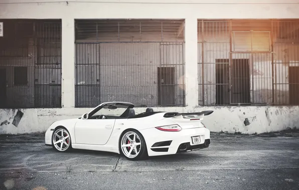 Picture 911, turbo, white, convertible, Porsche, porshe, cars, auto