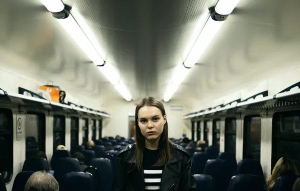 Girl, the car, passengers, Artur Bashirov
