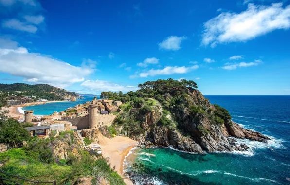 Picture landscape, beauty, Fortress Vila Vella