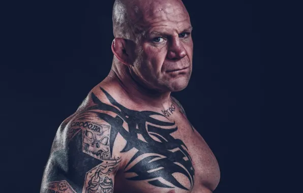 Picture tattoo, fighter, fighter, tattoo, muscles, mma, ufc, Jeff Monson