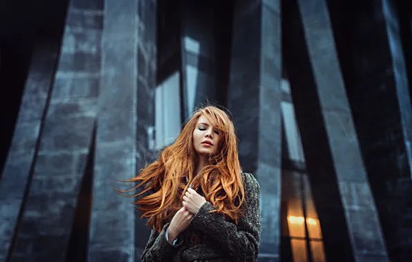 The city, Russia, redhead, George Chernyadev