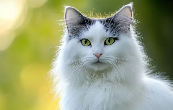 Cat, cat, look, pose, face, AI art, neural network