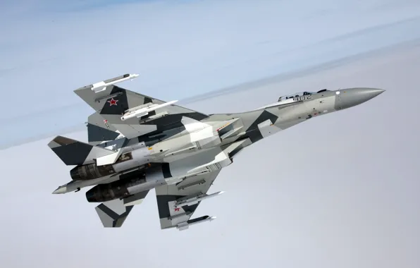 Picture weapons, the plane, SU 35