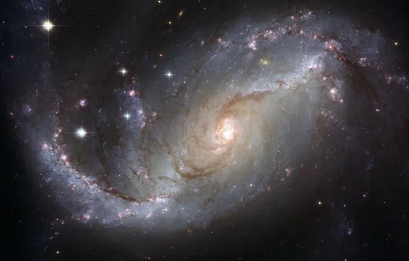 Galaxy, constellation, Gold Fish, NGC 1672