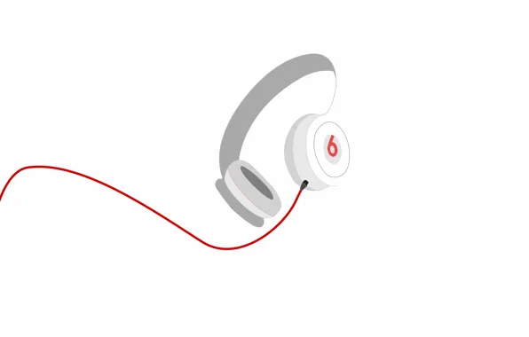 Picture headphones, wire, Beats Audio