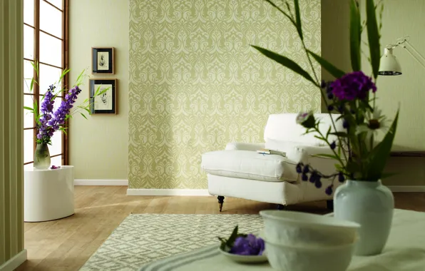 Picture flowers, design, style, interior, chair, living space