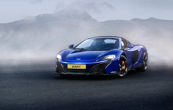 Picture McLaren, Fog, 650S, Supercar, Front, Ligth