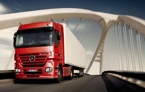 Truck, mercedes, new, tractor, actros