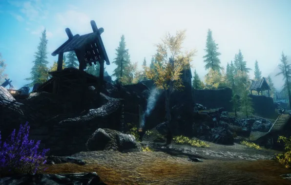 Landscape, Skyrim, Enb