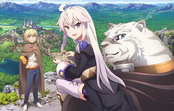 Tiger, anime, map, vegetation, strong, mercenary, novel, light novel