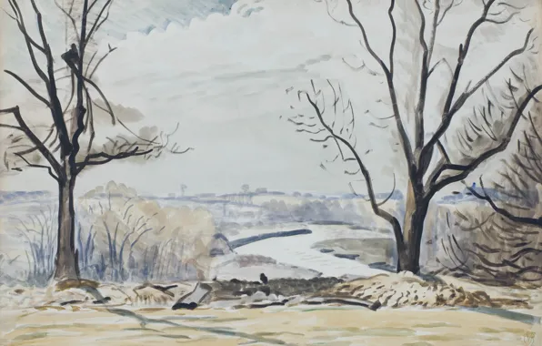 Picture 1935, Charles Ephraim Burchfield, Spring Afternoon