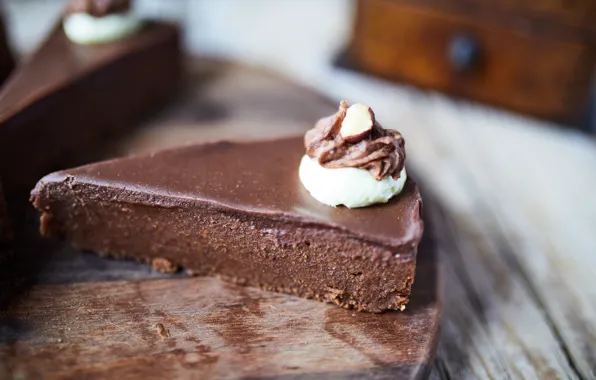 Cake, cream, dessert, sweet, chocolate, souffle
