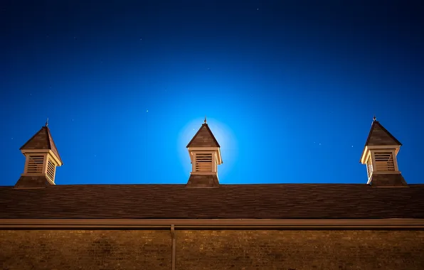 Picture roof, the sky, night