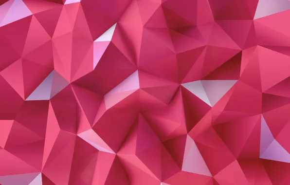 Picture abstraction, triangles, pink, LG G4 Wallpapers