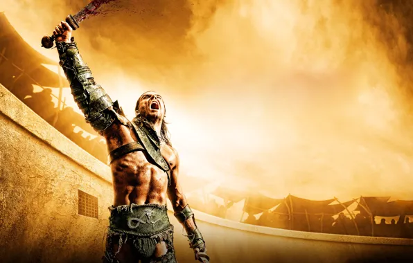 Warrior, Gladiator, Spartacus, spartacus, sand and blood, Spartacus: Gods of the arena