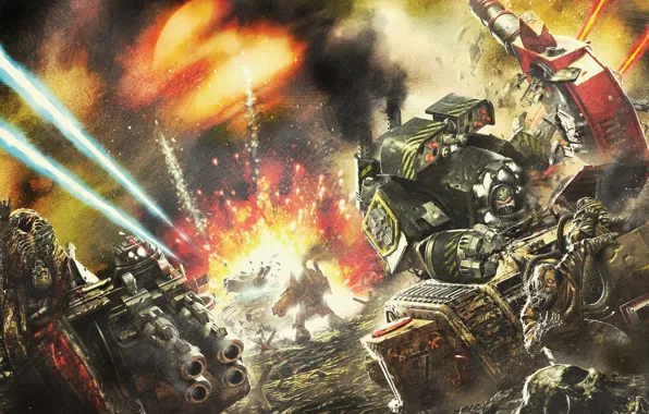 Picture Warhammer, Warhammer 40 000, Iron Warriors, The Iron Warriors