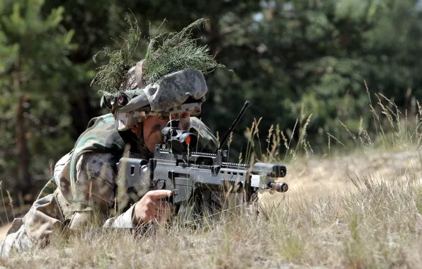 Weapons, soldiers, Latvian Army