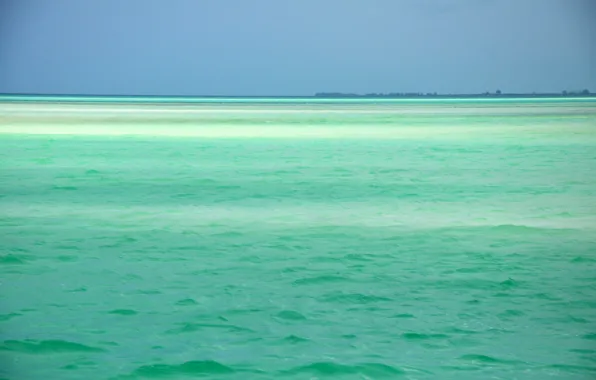 Sea, nature, Caribbean, the ocean.landscape