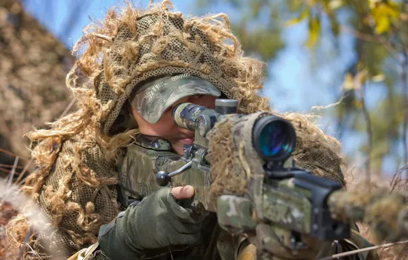 Picture weapons, sniper, Australian Army, Sadat