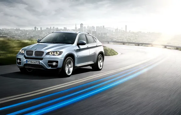 BMW, blue