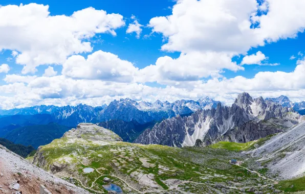 Picture the sky, mountains, panorama