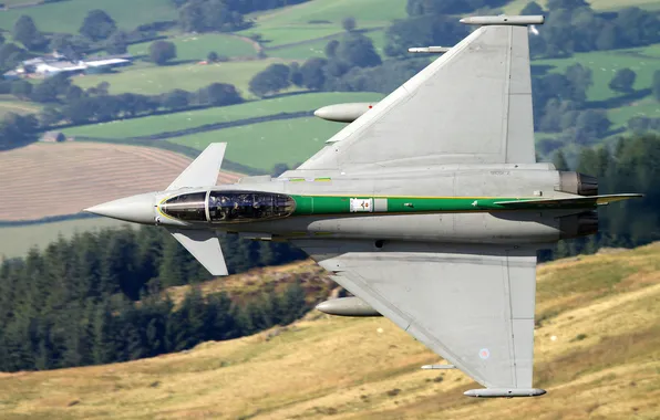 Landscape, fighter, flight, multipurpose, Eurofighter Typhoon