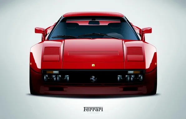 Picture ferrari, red, gto, 288