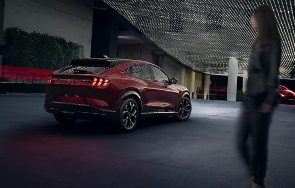 Picture Mustang, Ford, Ford, Mustang, 2020, electric crossover, electric SUV, Ford Mustang Mach-E SUV