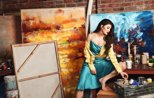 Girl, hot, sexy, eyes, smile, beautiful, figure, model