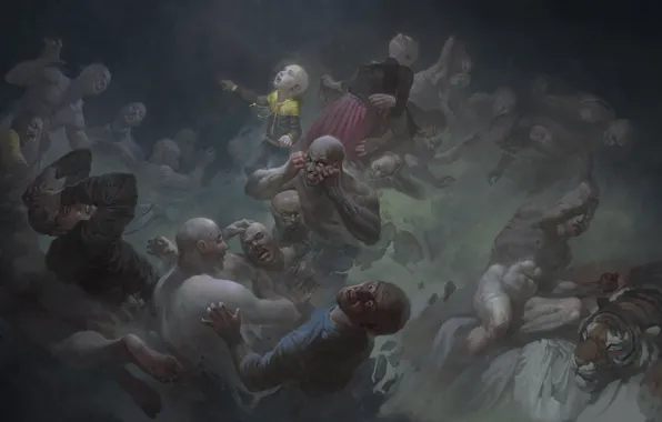 Fight, art, kevin, split, Kevin Wendell Crumb, personality, dissociative identity disorder