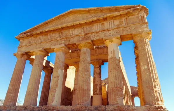 Picture Italy, Temple, Sicily, Roman, Ancient, Monuments, Civilized